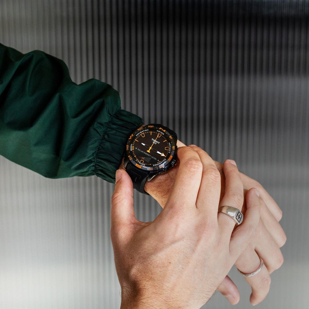 Tissot T-Sport Men's 47.50mm Black Titanium Solar Watch T121.420.47.051.04 - Wallace Bishop