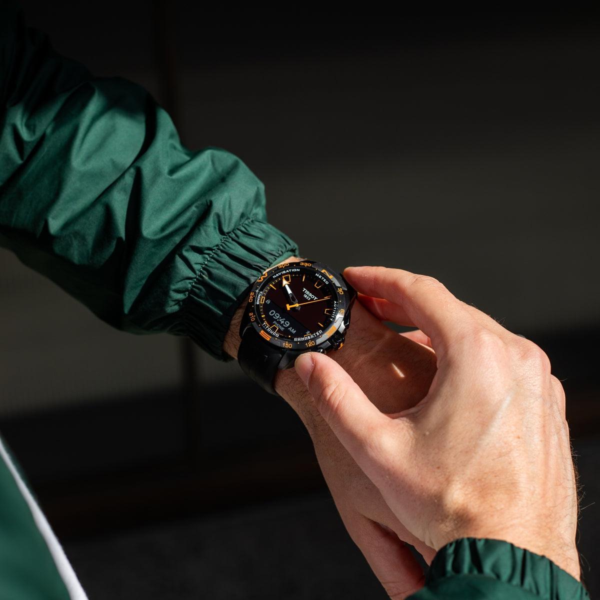 Tissot T-Sport Men's 47.50mm Black Titanium Solar Watch T121.420.47.051.04 - Wallace Bishop