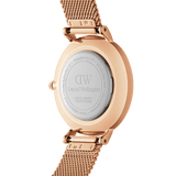 Daniel Wellington Petite 28 Bezel Mesh Pink Mother of Pearl Rose Gold Watch