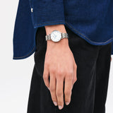 Daniel Wellington Petite Roman Numerals 28 5-Link S White Watch