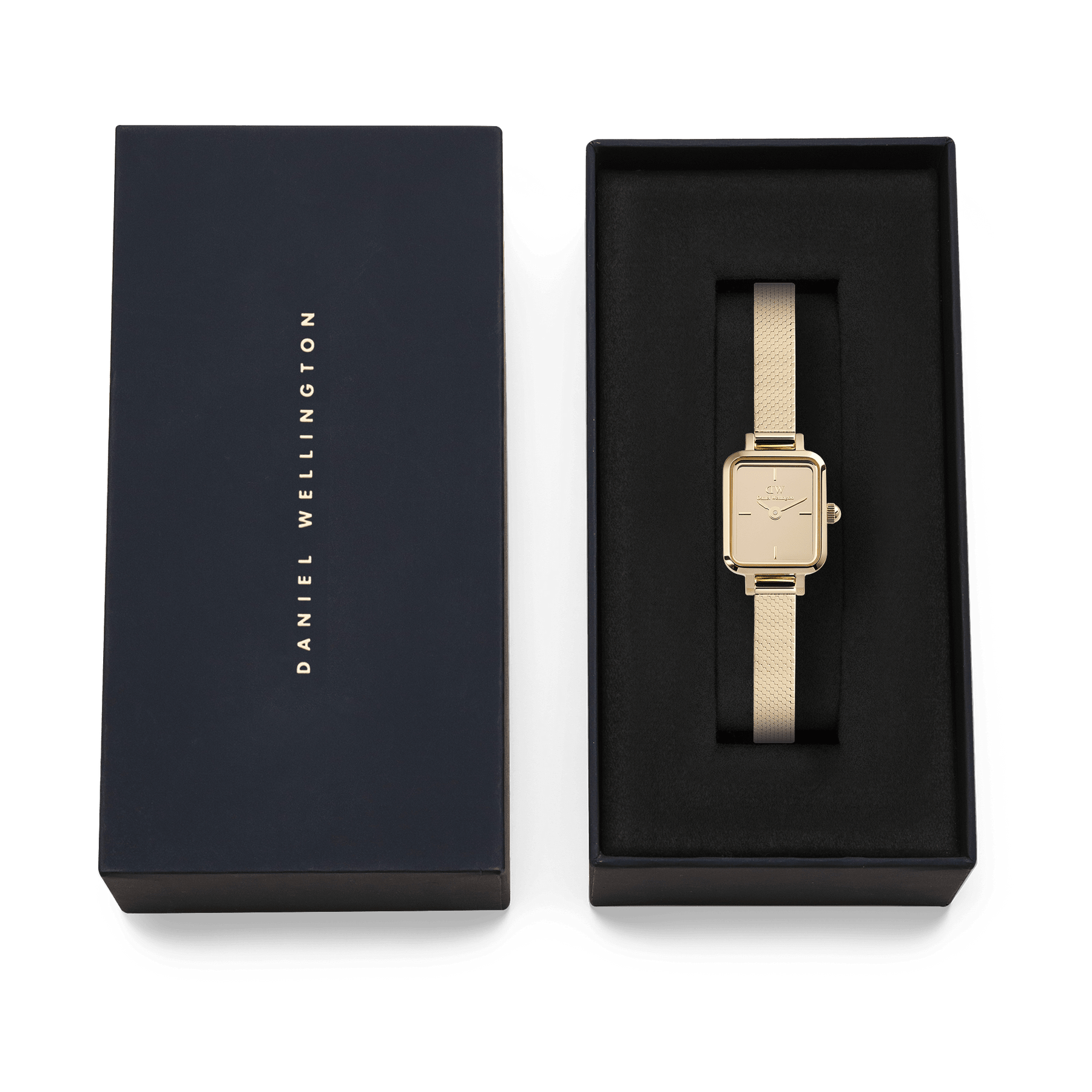 Daniel Wellington Quadro Mini Reflection Gold Watch