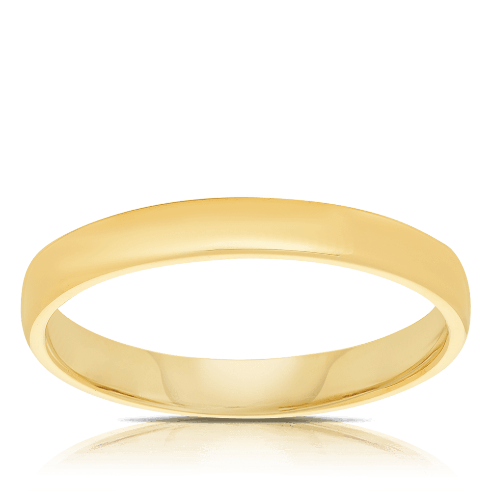 Wedding Band in 9ct Yellow Gold - Wallace Bishop