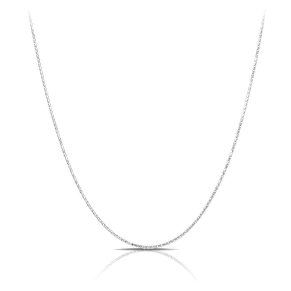 Wheat Pattern Polished Chain in Sterling Silver - Wallace Bishop