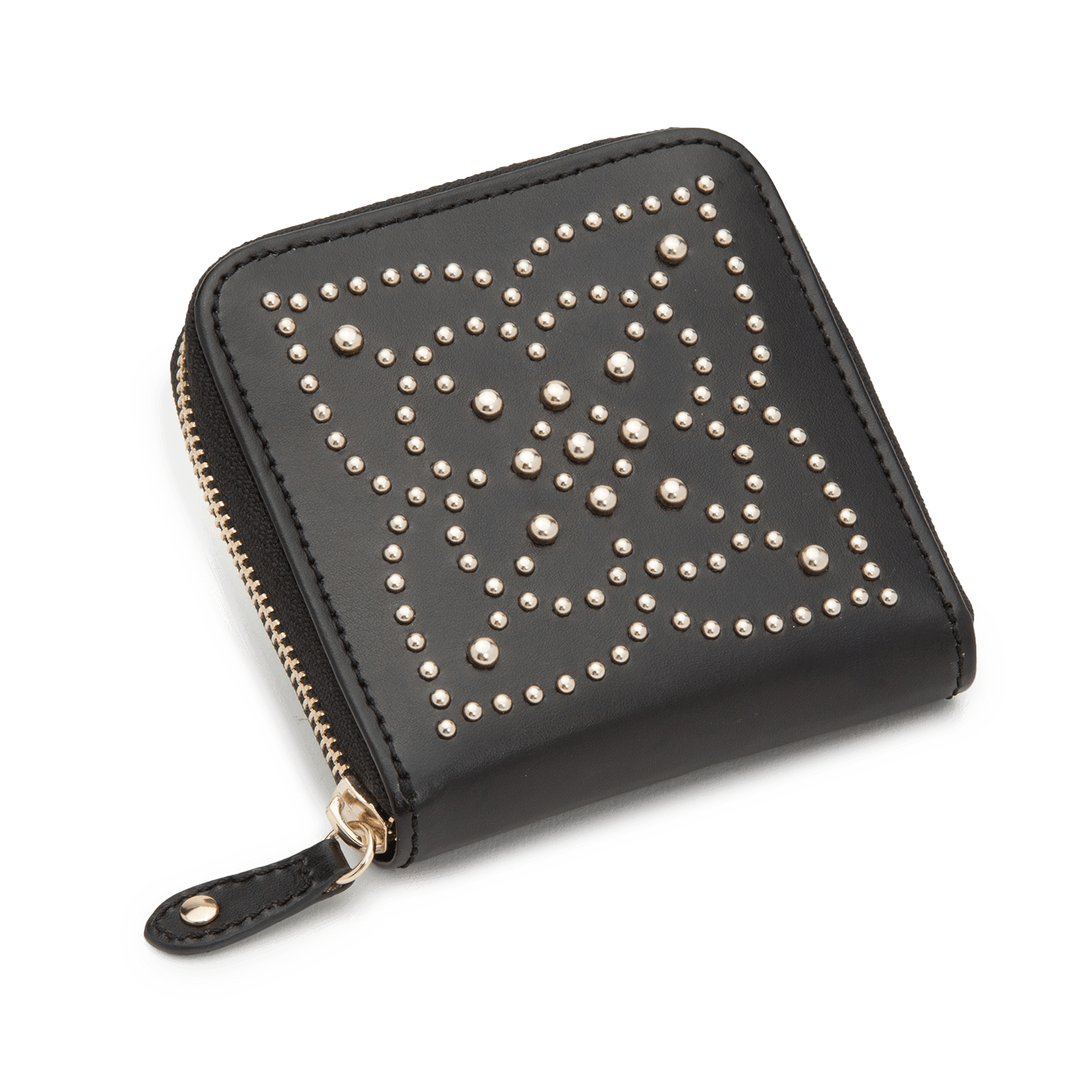WOLF Marrakesh Black Leather Zip Travel Case - Wallace Bishop