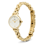 Daniel Wellington Petite Mini Arch 3-link White Gold