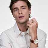 Daniel Wellington Classic Day Display St Mawes Rose Gold Champagne Watch
