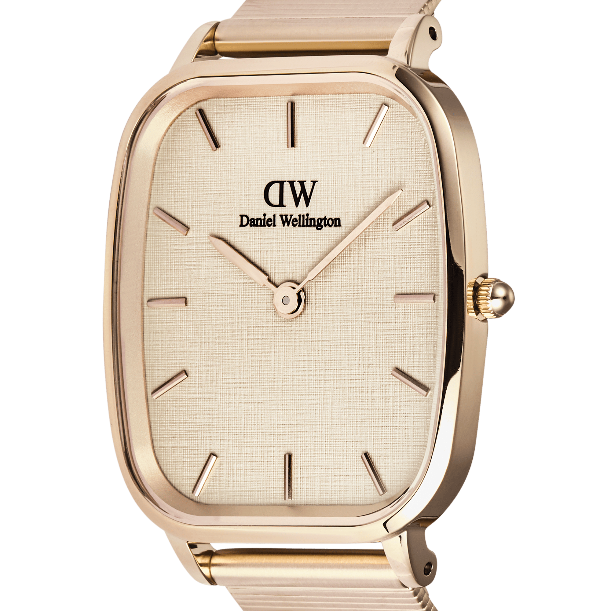 Daniel Wellington Marlon Wire Linen Rose Gold Watch