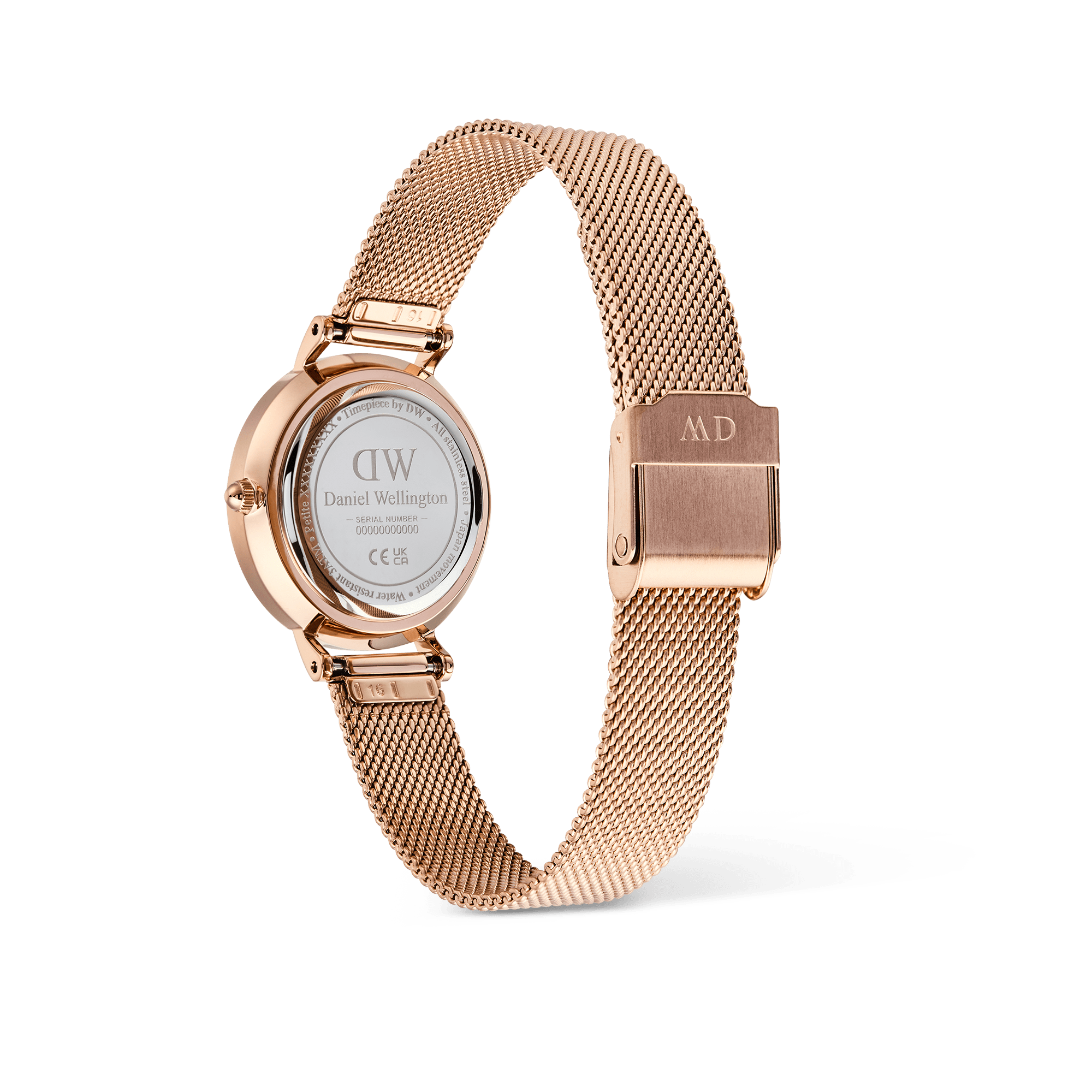Daniel Wellington Petite Roman Numerals Date Rose Gold