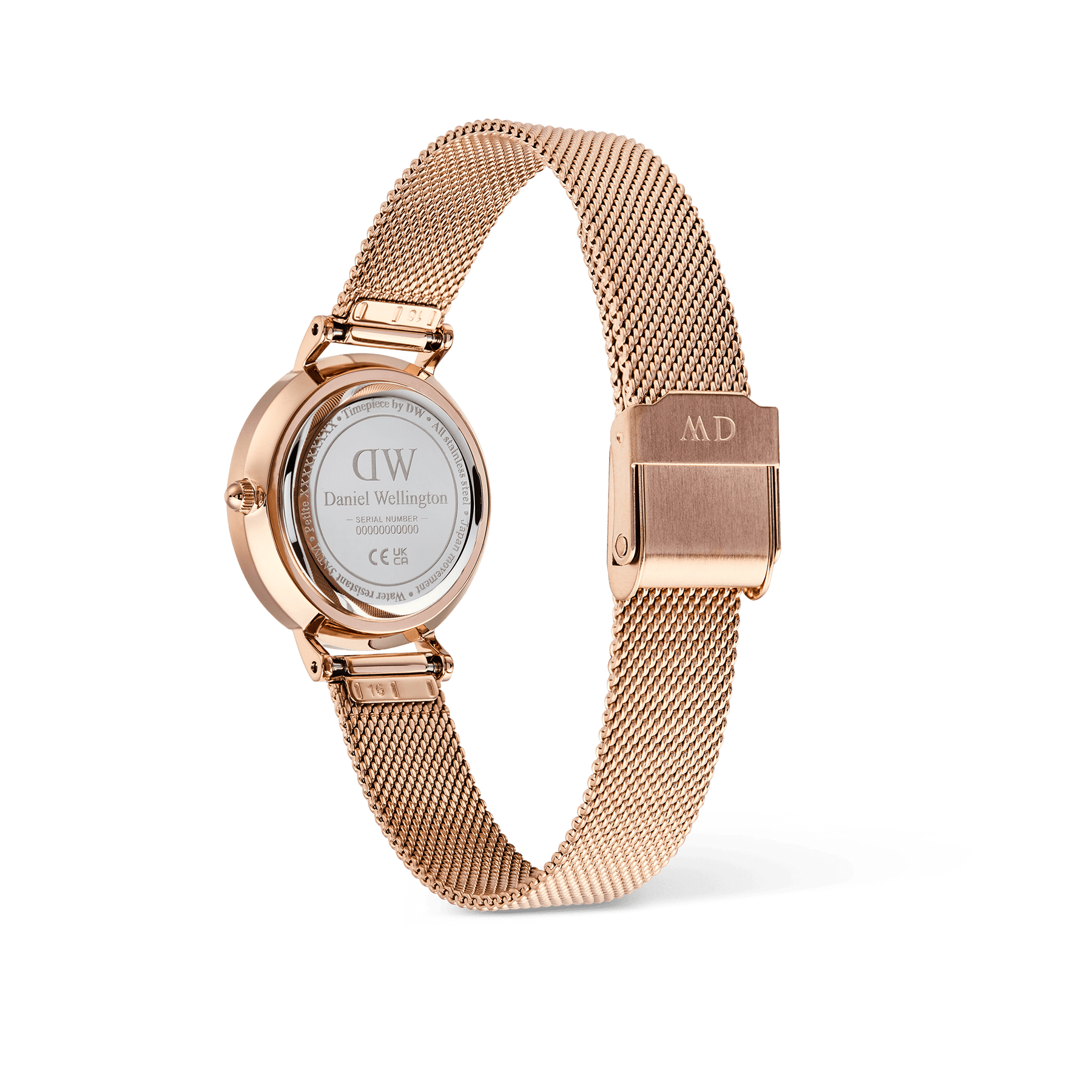 Daniel Wellington Petite Roman Numerals Date Rose Gold