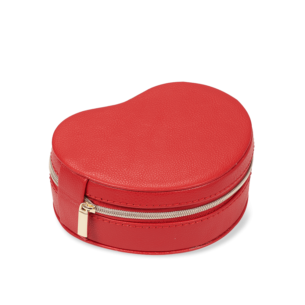 Zip Heart Red Travel Case - Wallace Bishop