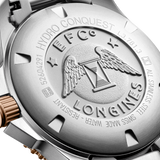 Longines Stainless Steel & Rose IP Hydro Conquest Men's 41mm Diver Automatic Watch L3.781.3.58.7