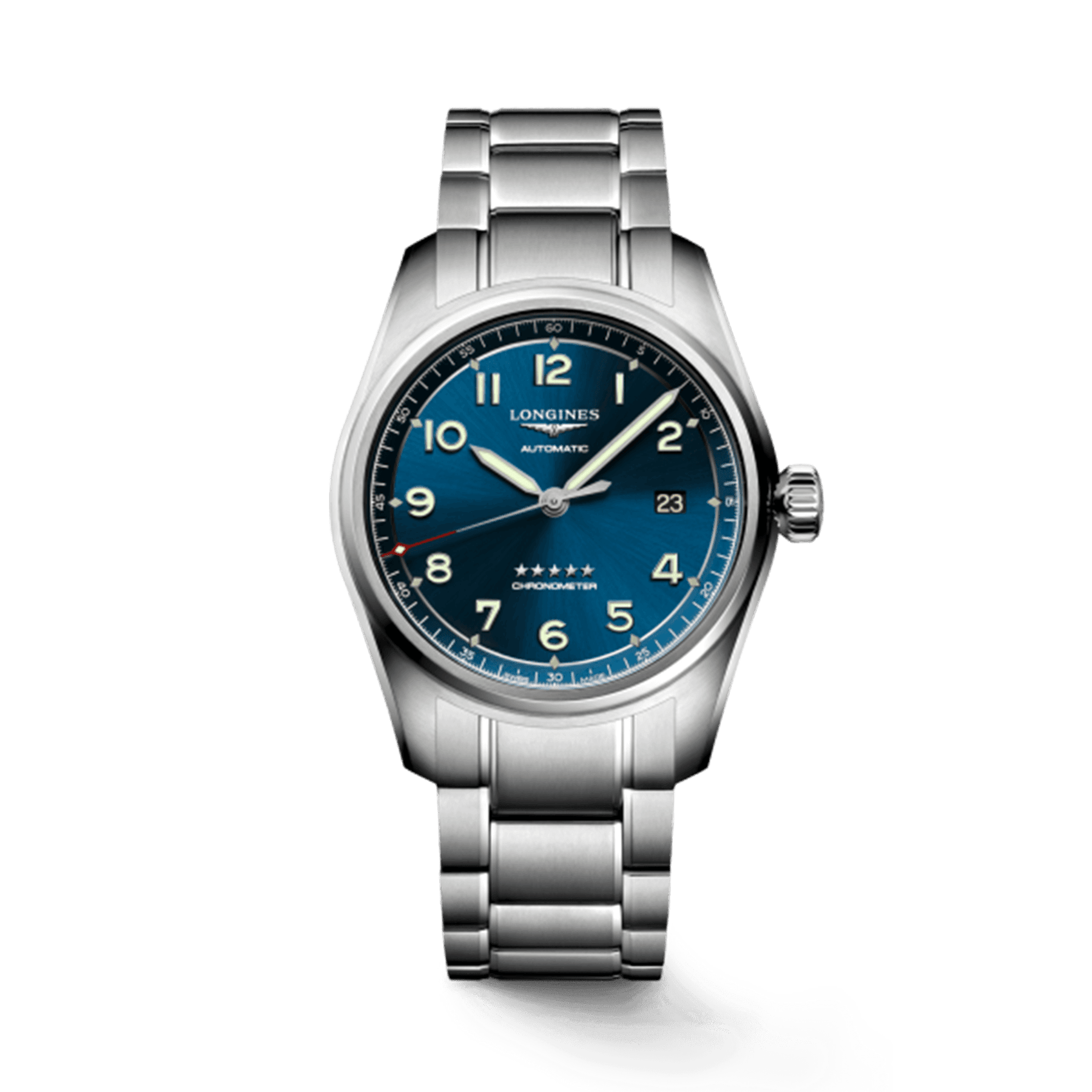 Longines Spirit Prestige Edition Men's 40mm Stainless Steel Automatic Chronometer Watch L3.810.4.93.9 - Wallace Bishop