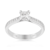 Princess Cut Diamond Solitaire Engagement Ring in 18ct White Gold - Wallace Bishop