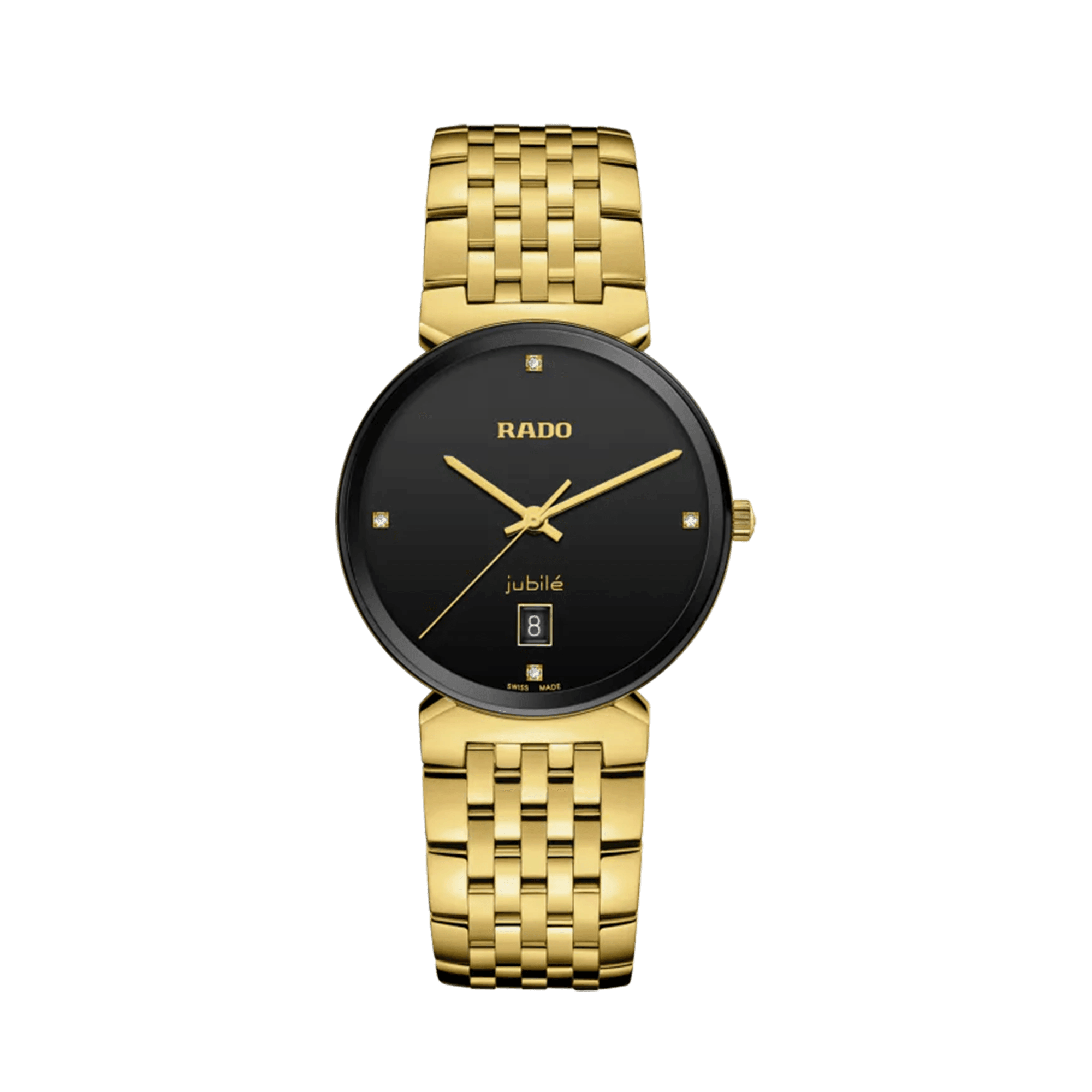 Rado Florence Men s 38mm Gold PVD Quartz Watch R48914703