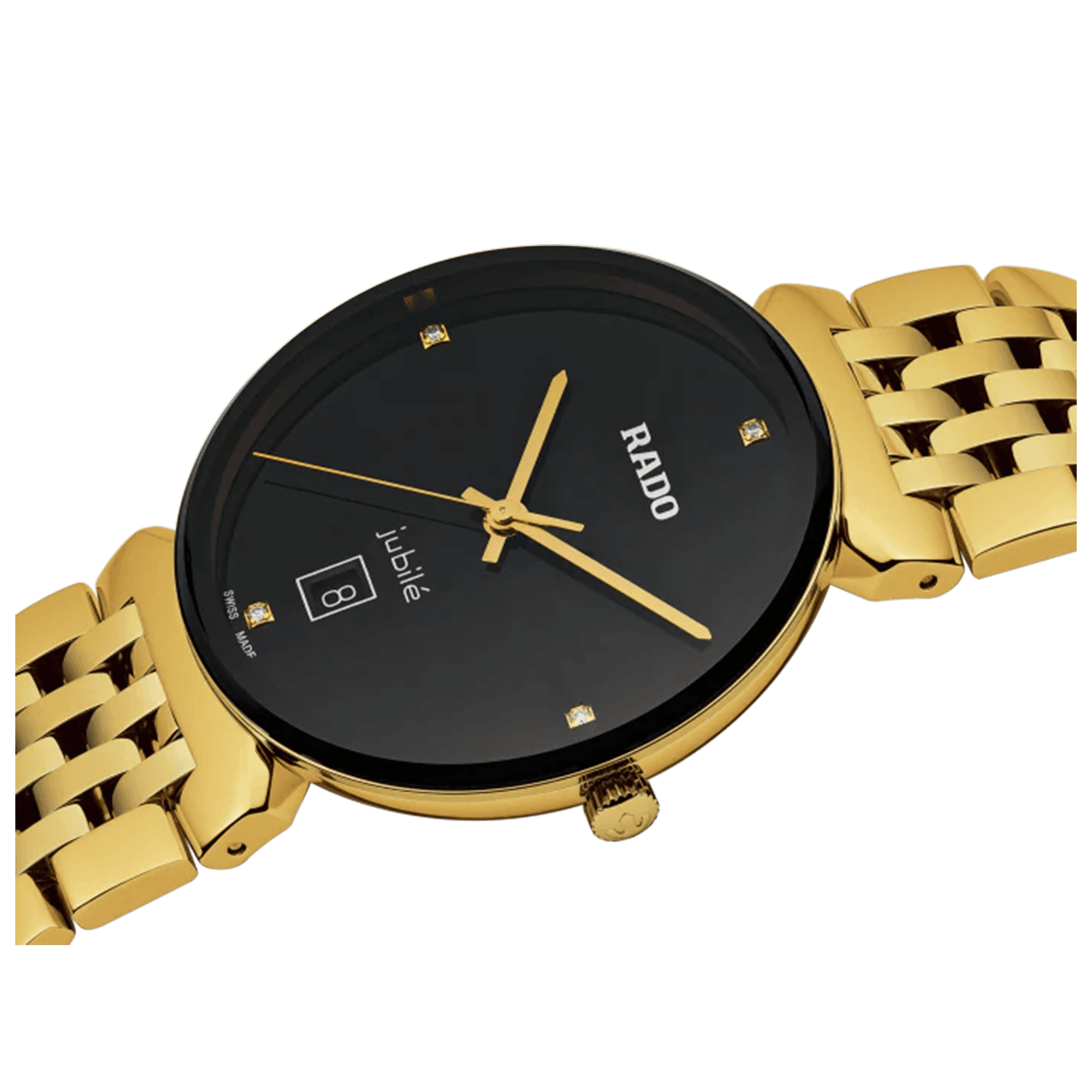 Rado Florence Men's 38mm Gold PVD Quartz Watch R48914703