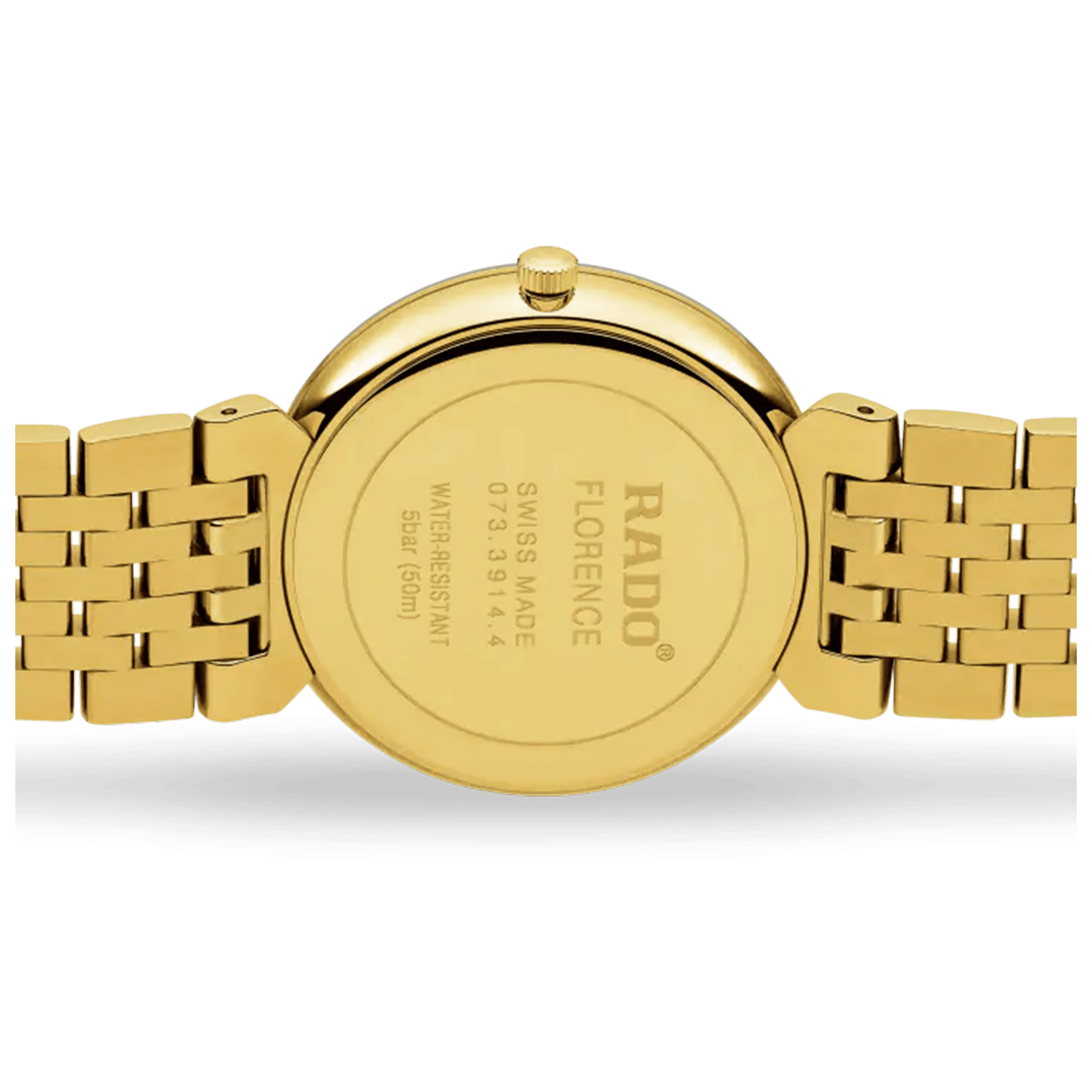 Rado Florence Men's 38mm Gold PVD Quartz Watch R48914703