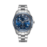 Rado Hyperchrome Quartz Chronograph Watch with Stainless Steel Case, Bracelet and Blue Dial - Wallace Bishop