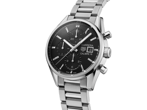 TAG Heuer Carrera Men's 41mm Stainless Steel Automatic Chronograph Watch CBK2110.BA0715 - Wallace Bishop
