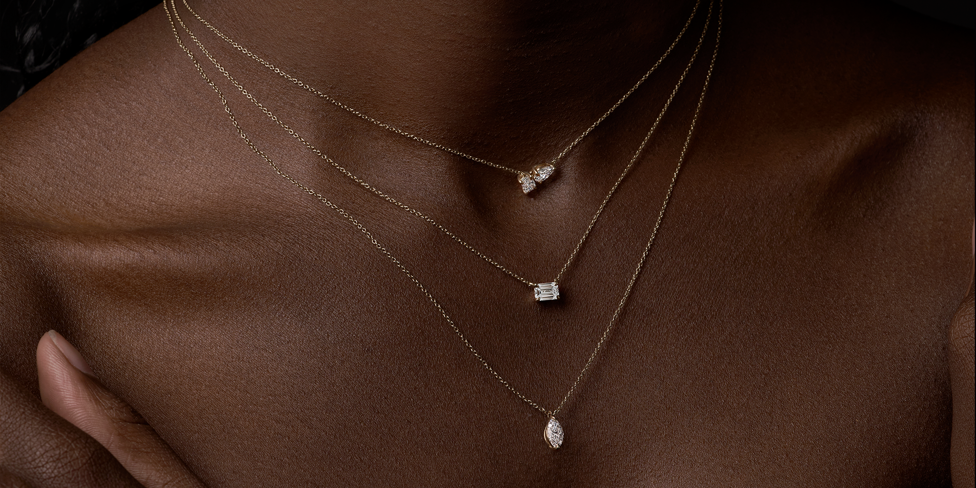 Lab Grown Diamond Necklaces