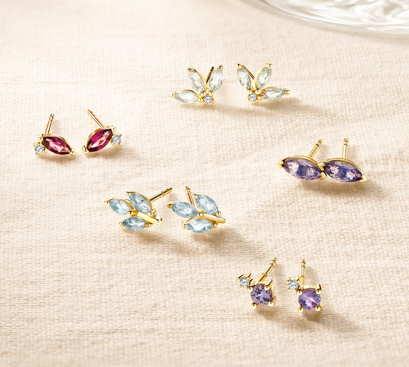 Petite Gemstone Earrings