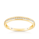 0.10ct TW Diamond Anniversary Band in 18ct Yellow Gold