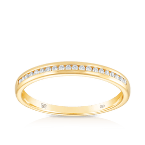 0.10ct TW Diamond Anniversary Band in 18ct Yellow Gold - Wallace Bishop