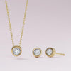0.10ct TW Diamond Stud Earrings in 9ct Yellow Gold