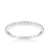 0.10ct TW Diamond Wedding & Anniversary Band in 9ct White Gold