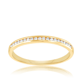 0.10ct TW Diamond Wedding & Anniversary Band in 9ct Yellow Gold - Wallace Bishop