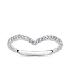 0.15ct TW Diamond Chevron Ring in 9ct White Gold