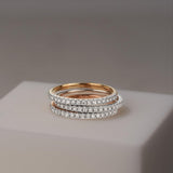 0.15ct TW Diamond Wedding & Anniversary Band in 9ct White Gold
