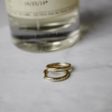 0.25ct TW Channel Set Diamond Oval Huggie in 9ct Yellow Gold