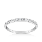 0.25ct TW Diamond Anniversary Ring set in 9ct White Gold - Wallace Bishop