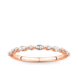 0.25ct TW Diamond Band in 9ct Rose Gold