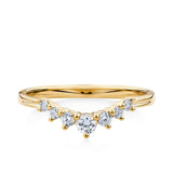 0.25ct TW Diamond Dress Wedding Ring 9ct Yellow Gold