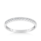 0.25ct TW Diamond Wedding & Anniversary Band in 18ct White Gold - Wallace Bishop