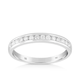 0.25ct TW Diamond Wedding & Anniversary Band in 18ct White Gold - Wallace Bishop