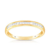 0.25ct TW Diamond Wedding & Anniversary Band in 18ct Yellow Gold