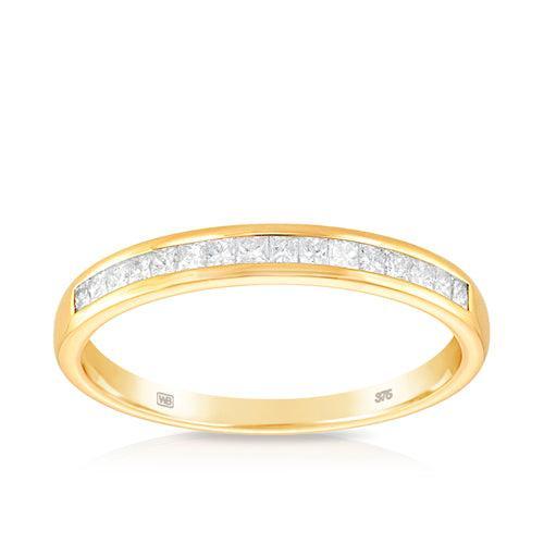 0.25ct TW Diamond Wedding & Anniversary Band in 18ct Yellow Gold