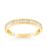 0.25ct TW Diamond Wedding & Anniversary Band in 18ct Yellow Gold