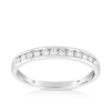 0.25ct TW Diamond Wedding & Anniversary Band in 9ct White Gold