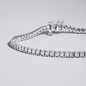 0.261ct TDW Diamond Tennis Bracelet in Sterling Silver - Wallace Bishop