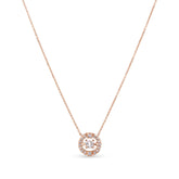 0.26ct TDW Dancing Diamond Necklace in 9ct Rose Gold - Wallace Bishop