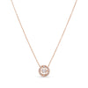 0.26ct TDW Dancing Diamond Necklace in 9ct Rose Gold - Wallace Bishop