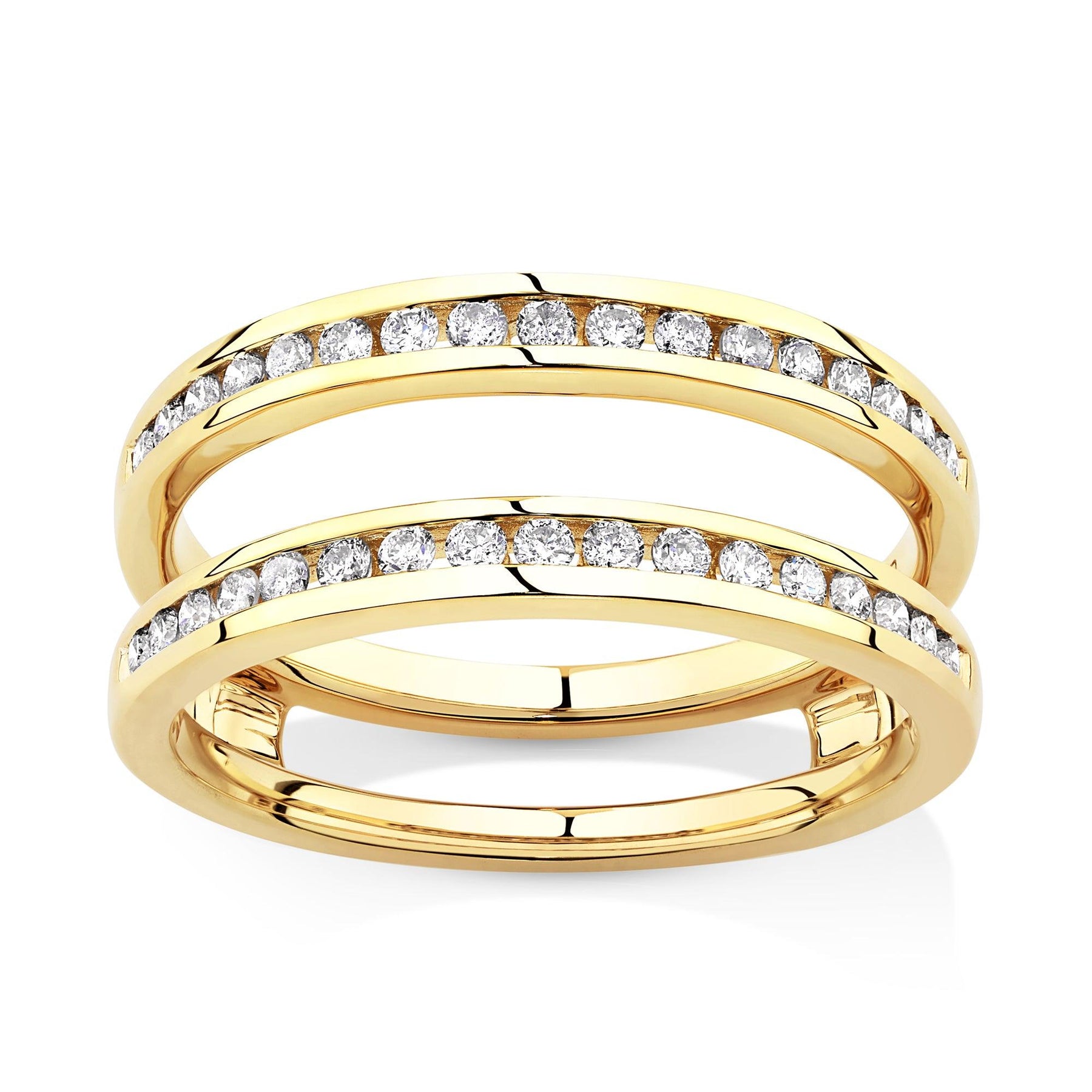 0.408ct TW Diamond Wedding Band Enhancer in 18ct Yellow Gold - Wallace Bishop