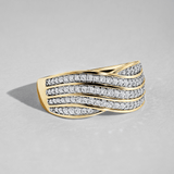 0.40ct TW Diamond Dress Ring in 9ct Yellow Gold - Wallace Bishop