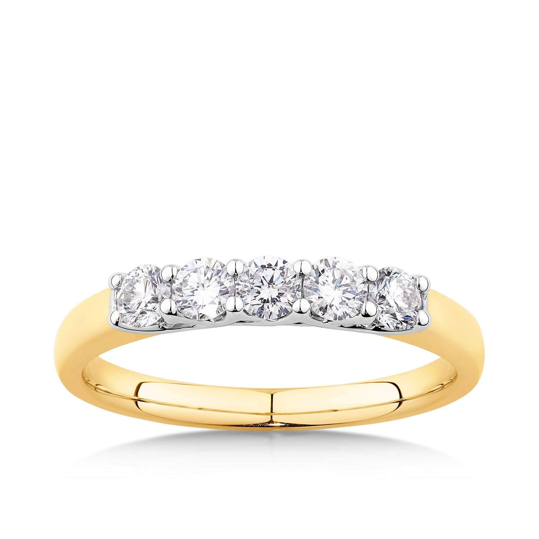 0.50ct TDW Diamond Ring in 18ct Yellow and White Gold - Wallace Bishop