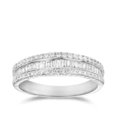 0.50ct TW Diamond Ring in 9ct White Gold - Wallace Bishop