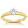 0.50ct TW Diamond Solitaire in 9ct Yellow Gold
