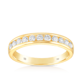 0.50ct TW Diamond Wedding & Anniversary Band in 18ct Yellow Gold - Wallace Bishop